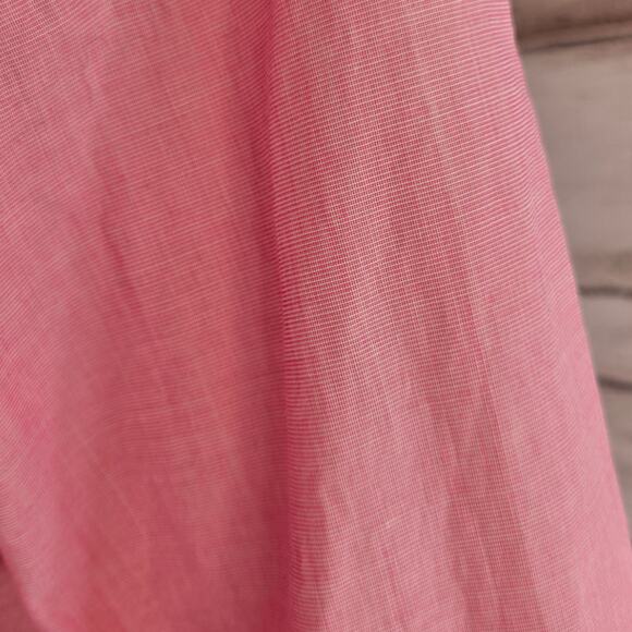 C. Wonder Pink Cross Hatch Button Down Shirt sz XS - Picture 4 of 8